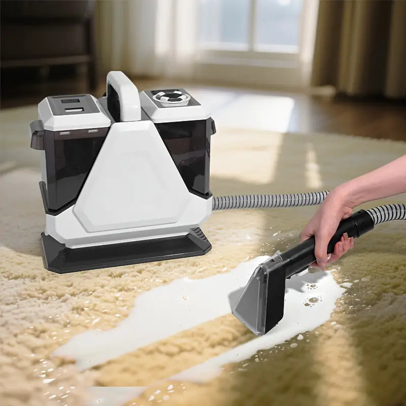14000pa Portable Carpet Sofa Cleaner, 550w High-power Motor, Professional Vacuum Suction Machine, Large Capacity Dual Water Tank, Suitable for Carpet, Sofa, Indoor Decoration And Other Areas