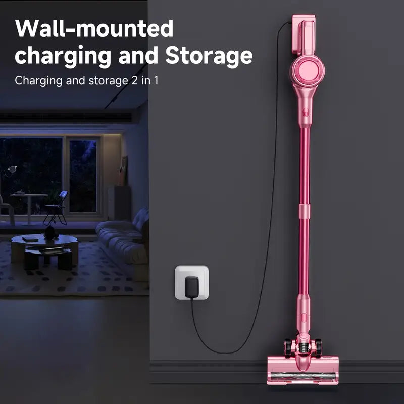 Cordless Vacuum with Brushless Motor, 60 mins max runtime, Stick Vacuum for Hard Floor Carpet Pet Hair