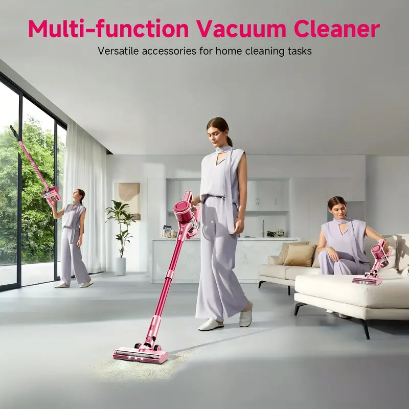 Cordless Vacuum with Brushless Motor, 60 mins max runtime, Stick Vacuum for Hard Floor Carpet Pet Hair
